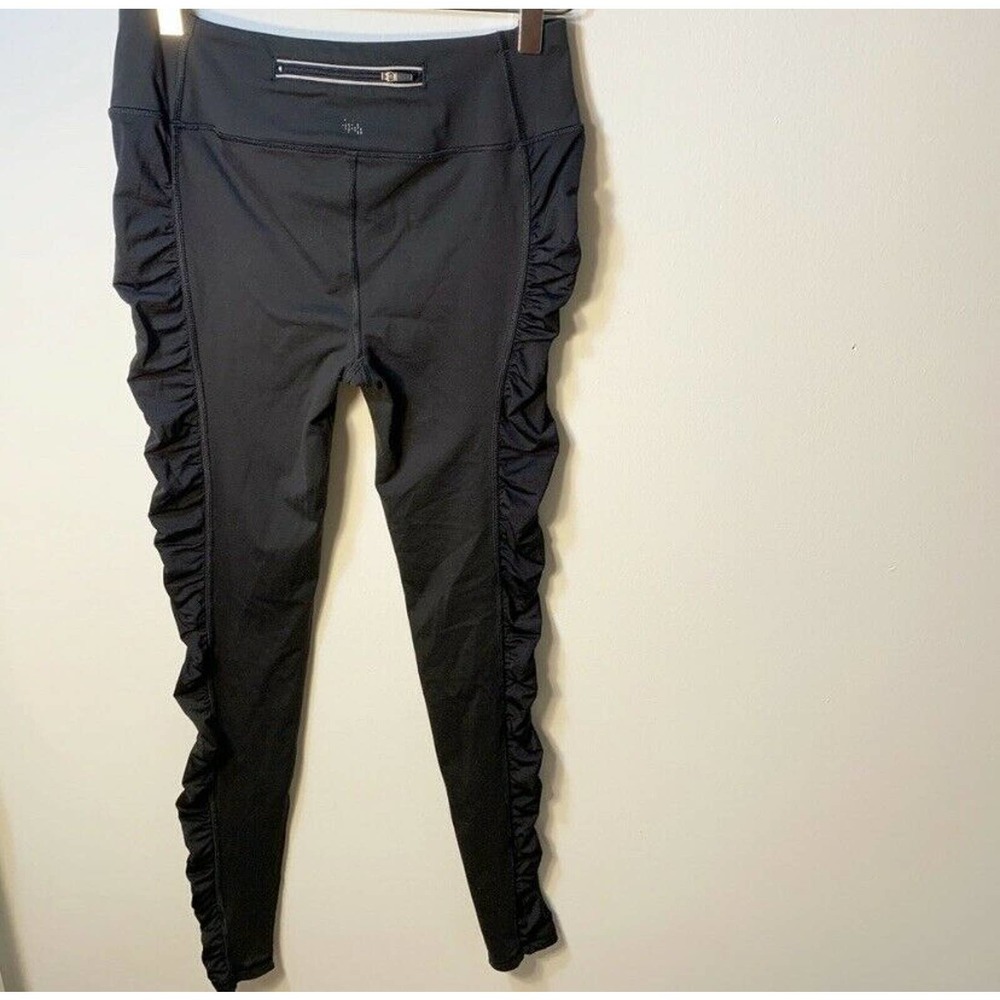 Victoria’s Sport VSX Black Ruched Knockout Capri Tights Small Preowned